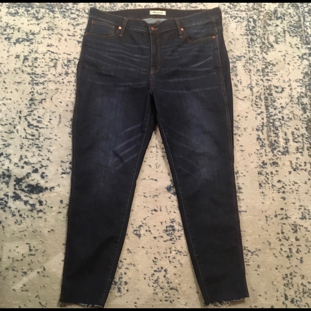 Madewell 10” High Rise Skinny Sz 34